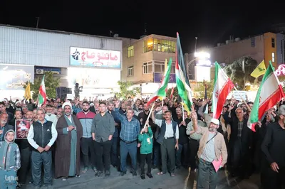 اجتماع مردم ملایر در محکومیت جنایت های رژیم صهیونیستی ‎