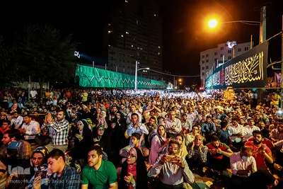 جشن عید غدیر در محله باغ فیض تهران