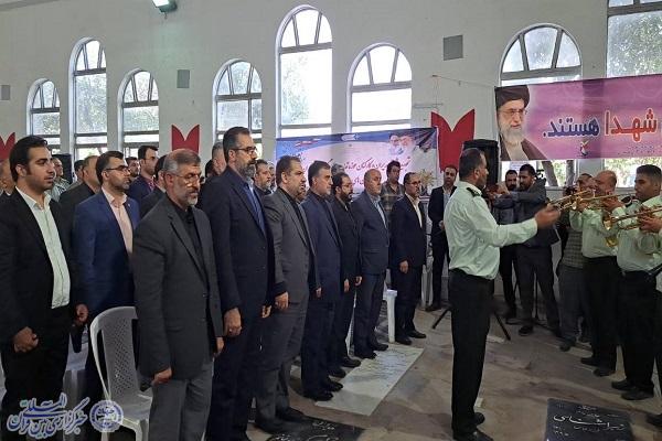 آیین عطرافشانی و تجدید میثاق با آرمان های شهدا در ساری