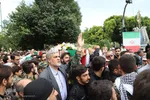 تشییع پیکر بسیجی شهید «امیر حسین‌پور» در تبریز‎