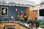 نشست خبری سردار زارع کمالی فرمانده سپاه الغدیر یزد‎‎