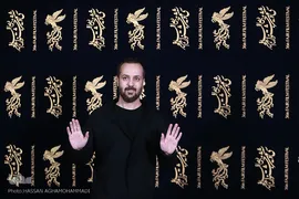 احمد مهران فر در مراسم اکران فیلم خجالت نکش