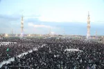 مسجد مقدس جمکران در شب نیمه شعبان