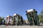 استقبال از 9 شهیدگمنام دوران دفاع مقدس ـ شيراز