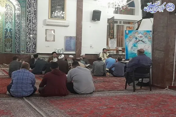 محفل انس با قرآن در مسجد جامع شهرستان نوشهر