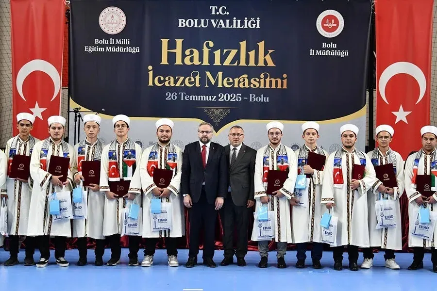 Bolu'da 173 Hafız icazet aldı
