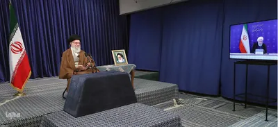 ارتباط تصویری رهبر انقلاب با ستاد ملی مبارزه با کرونا