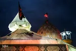مراسم عزاداری شب سوم محرم در حرم علی ابن حمزه(ع)