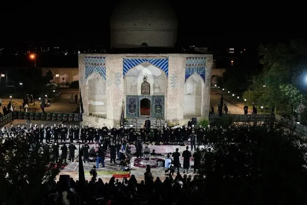بقعه تاریخی شیخ جبرائیل کلخوران اردبیل میزبان عزاداران حسینی