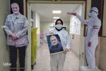 استقبال مدافعان سلامت از پویش «به نیت حاج قاسم»‎‎
