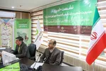نشست خبری حسینی مدیر بانک قرض الحسنه مهر ایران استان یزد‎‎