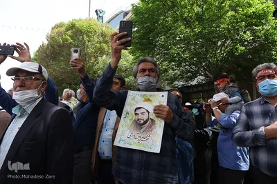 تشییع پیکر شهید دارایی در مشهد