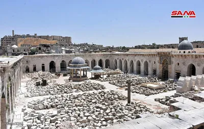 آغاز عملیات ترمیم مسجد اموی حلب