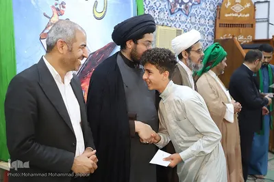 جزءخوانی قرآن در مسجد امام موسی کاظم(ع) کارون