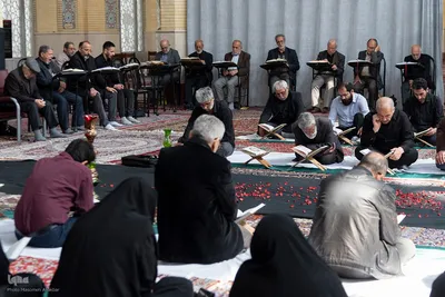 جزء خوانی قرآن در مصلی کرج‎
