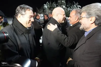 رئیس مجلس وارد ارومیه شد‎