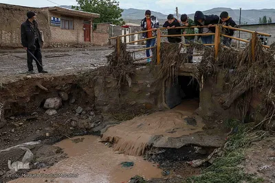 وقوع خسارت سنگین سیل به برخی روستاهای شهرستان اهر