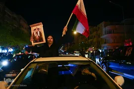 تشییع پیکر سردار شهید حاج مجید خادمی در تهران