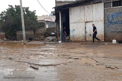 خسارت سیل در شهرستان اهر‎