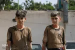 آیین «گل‌مالی» صبح عاشورا در فولادشهر اصفهان