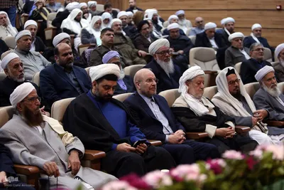دیدار جمعی از علمای اهل سنت با رئیس مجلس