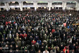 مراسم تشییع ۱۶آتش نشان شهید حادثه  پلاسکو