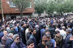 تجمع هیئت‌های مذهبی و مردم داغدار تبریز‎