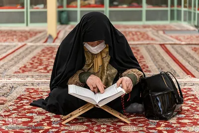 آیین جزء خوانی در آستان امامزاده محمد (ع) کرج