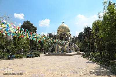مزار شهدای گمنام آستان مقدس امام زاده اسماعیل علیه السلام