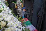 مراسم تشییع پیکرهای مطهر ۱۰ شهید گمنام دفاع مقدس در شیراز