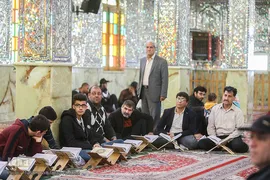 آخرین جلسه قرآن استاد پوراحمدی در سال ۹۷