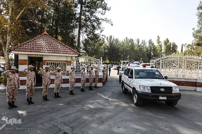 استقبال از 9 شهیدگمنام دوران دفاع مقدس ـ شيراز