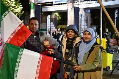 اجتماع دانشگاهیان دانشگاه تبریز در حمایت از آرمان‌های انقلاب