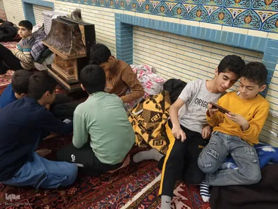 آیین معنوی اعتکاف در شهرستان اهر