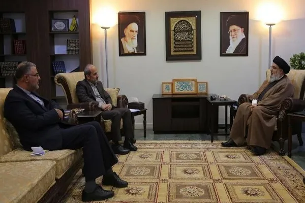 دیدار رئیس سازمان صدا و سیما با سید حسن نصرالله