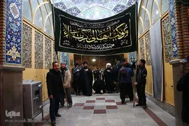 حرم کریمه اهل بیت در شب شهادت حضرت زهرا(س)