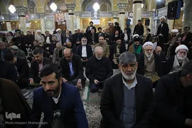 مراسم یادبود آیت‌الله سید محمد شاهچراغی در قم