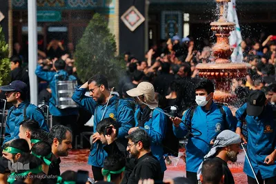 دسته عزاداری سادات چهل اختران در روز یازدهم محرم