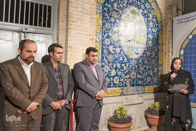 آیین رونمایی از سقاخانه مرمت شده چهارراه نقاشی