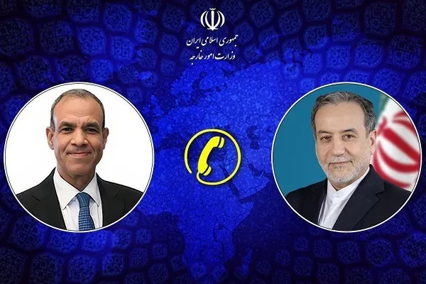 گفت‌وگوی تلفنی وزرای خارجه ایران و مصر