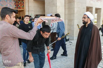 اعزام دانشجویان دانشگاه اراک به پیاده‌روی اربعین