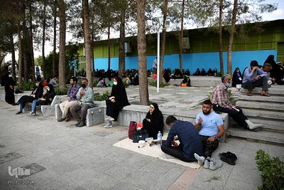 مراسم دعای عرفه در گلستان شهدای اصفهان