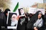 عکس | تجمع سوگواران رهبر شهید انقلاب در میدان شهدای مشهد
