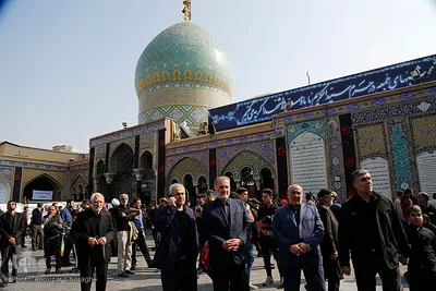 مراسم عزاداری ظهر اربعین در آستان حضرت عبدالعظیم(ع)
