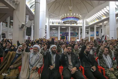 همایش اقتدار بسیجیان شیراز در حرم شاهچراغ (ع)
