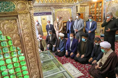 گلباران مزار شهید آیت الله دستغیب(ره) ـ شیراز