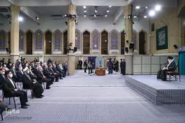 دیدار نخبگان و استعدادهای برتر تحصیلی با رهبری