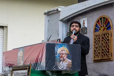 مراسم وداع با هنرمند انقلابی حاج نادر طالب زاده