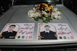 ملایر میزبان پیکر پاک دو شهید مدافع آسمان ایران‎