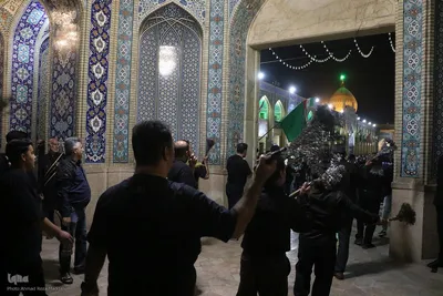 شب عاشورای حسینی در حرم شاهچراغ(ع)
